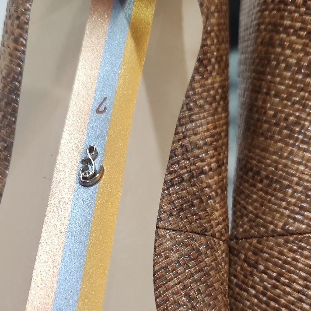 Sam Edelman Textured Brown Heels - Picture 2 of 7